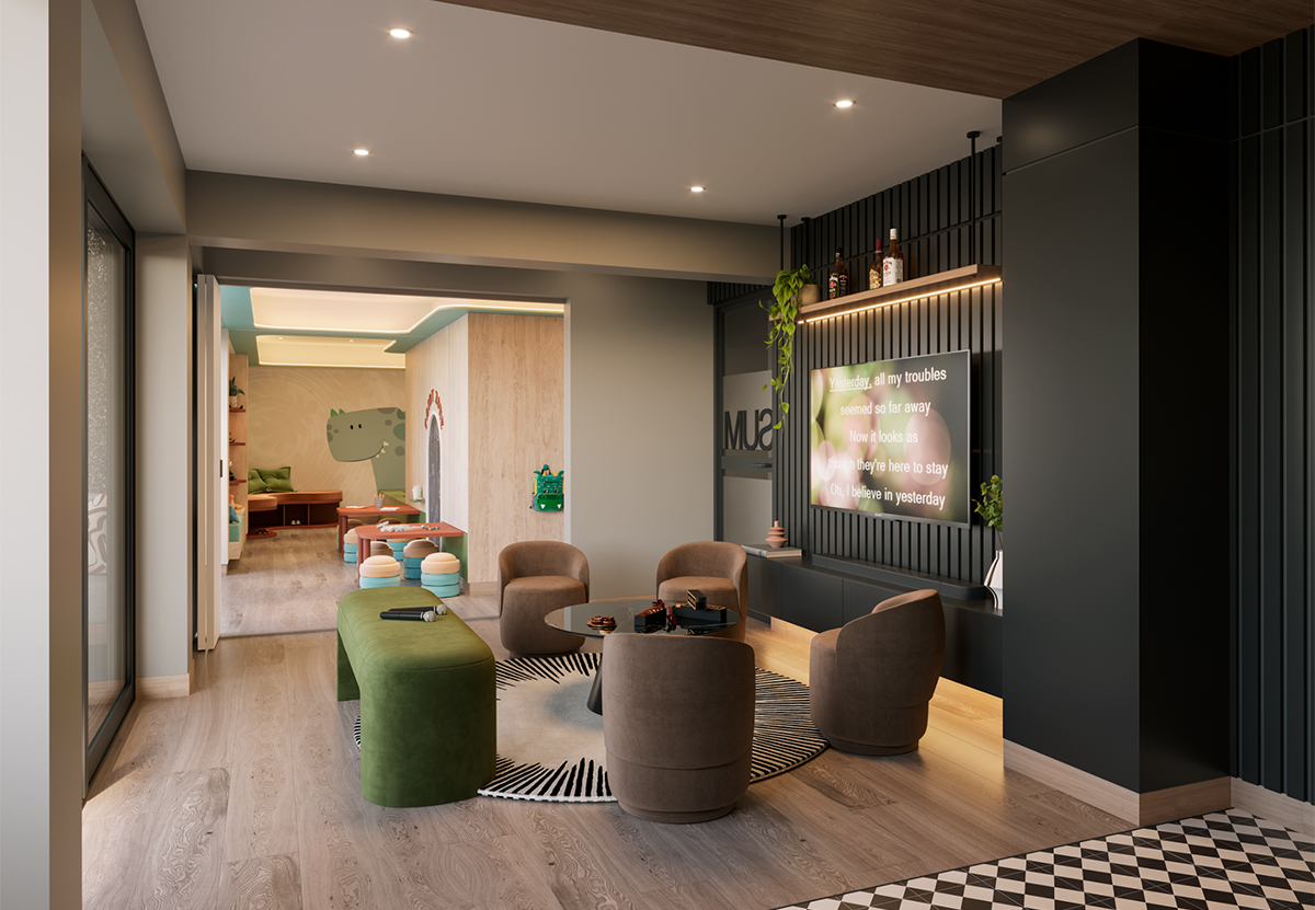 family room